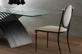Silla de comedor tapizada clásica
